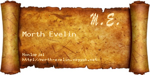Morth Evelin névjegykártya